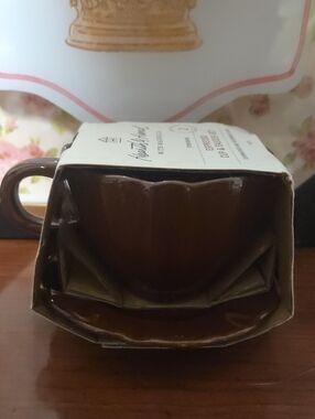 Hearth & Hand with Magnolia Espresso Cup & Saucer - Brown
